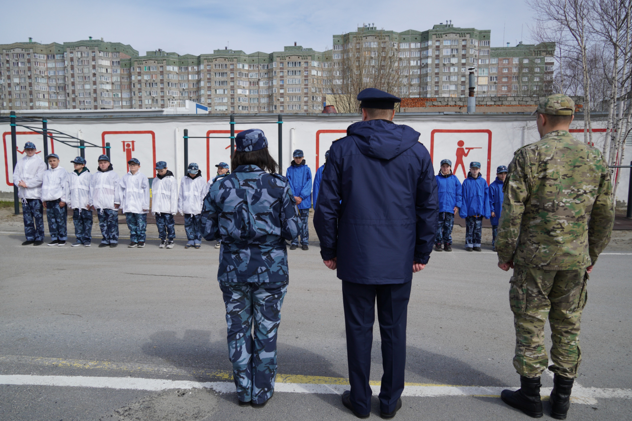 Первый этап Всероссийской военно-патриотической игры «Зарница» среди детей  работников УИС Югры прошёл в Сургуте